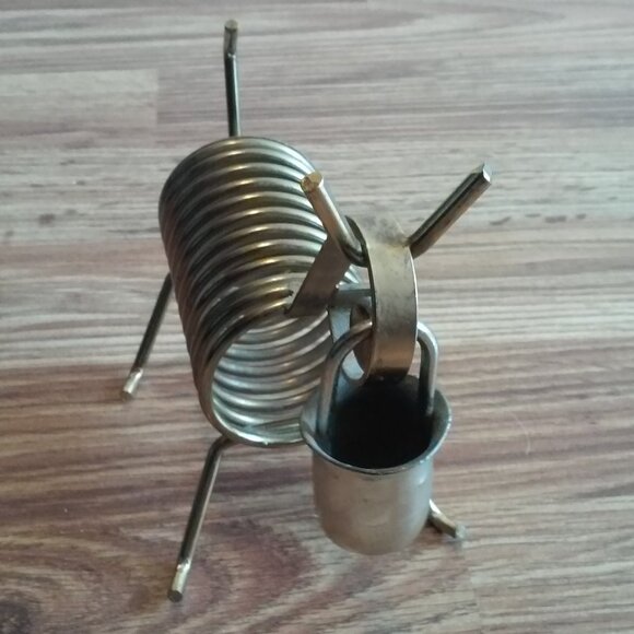 Vintage Animal Metal Card Bill Letter Holder 6" Long x 5" High x 3" Wide - Picture 2 of 4